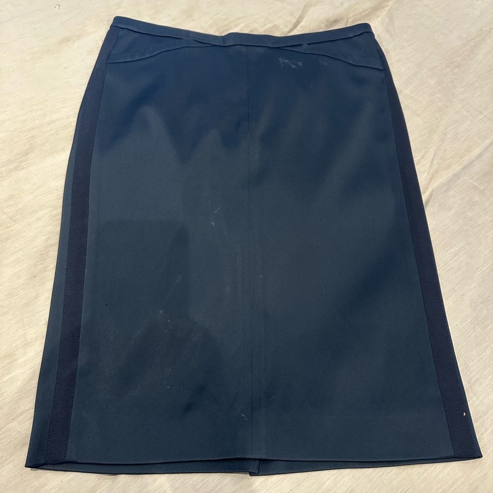 ATM knee length skirt Navy Blue